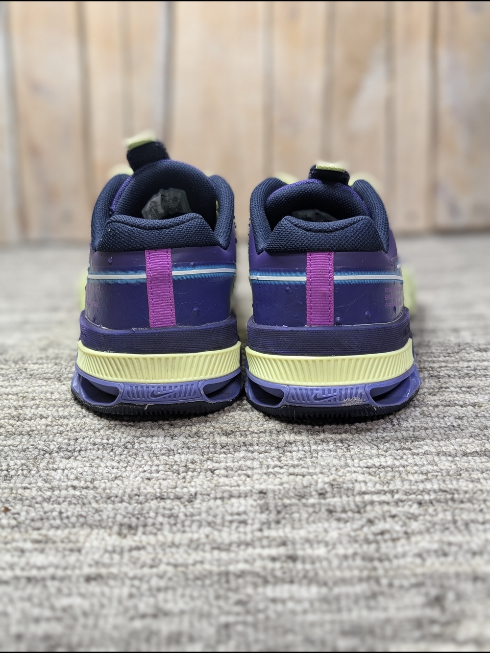 Men's Nike Metcon 8 AMP - Purple/Green - Size 10 MEN DV1206-500 - Picture 3 of 9